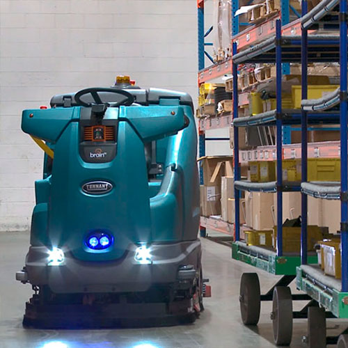 T16AMR Lavadora de pisos robótica industrial