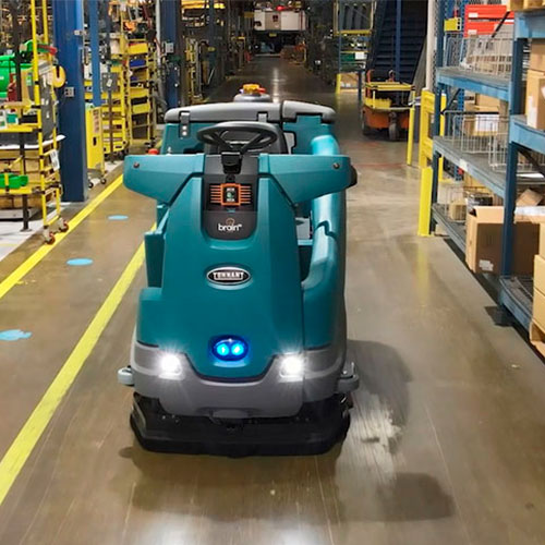 T16AMR Lavadora de pisos robótica industrial